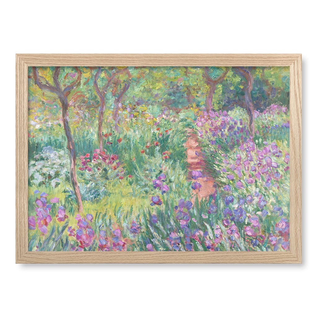 Flower Garden - Claude Monet Art Print - Image 28