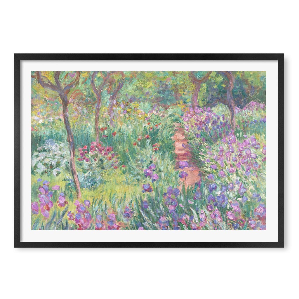 Flower Garden - Claude Monet Art Print - Image 31