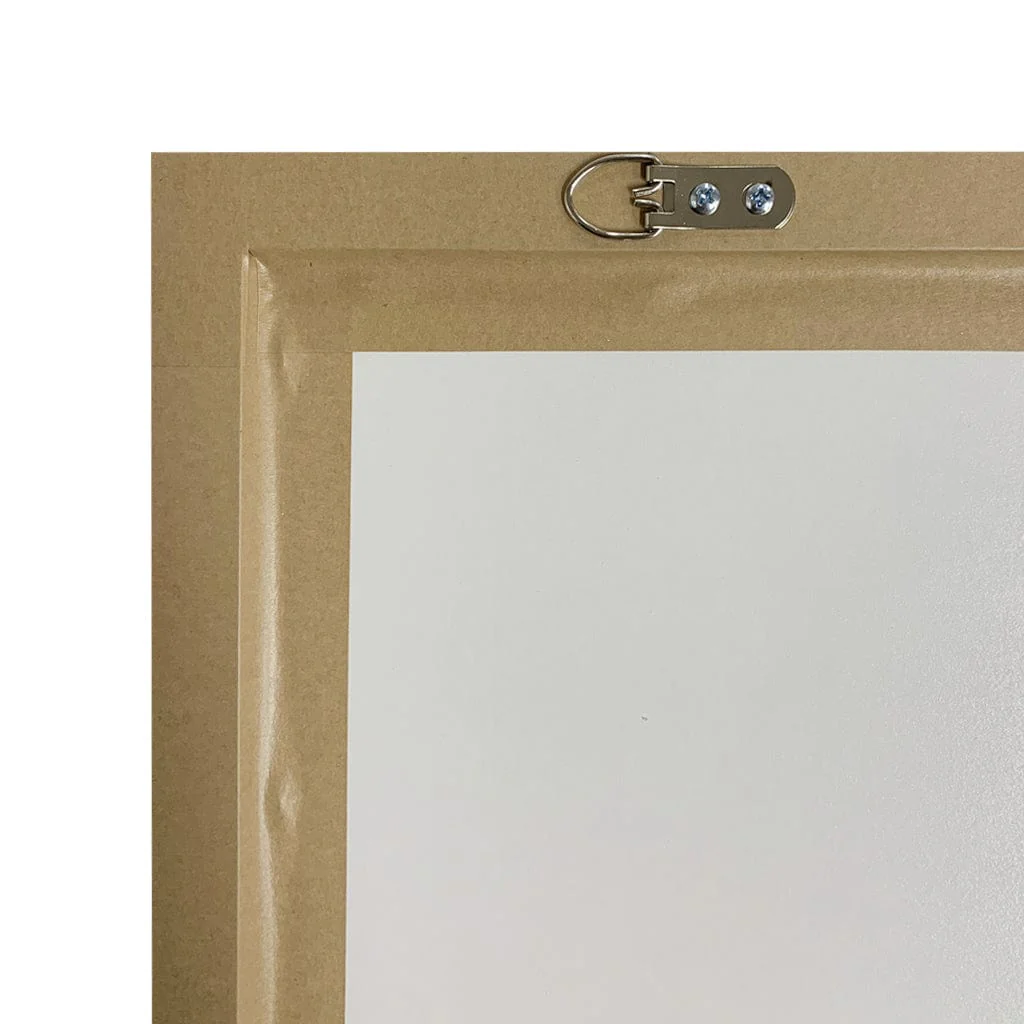 Classic Black Framed Mirror – 12x36 Inch Slim Wall Mirror - Image 5