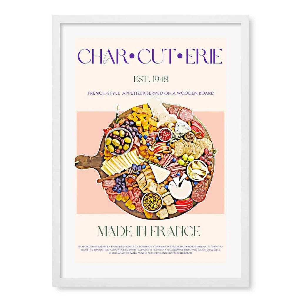 French Feast Board Kitchen Wall Art Print - Image 12
