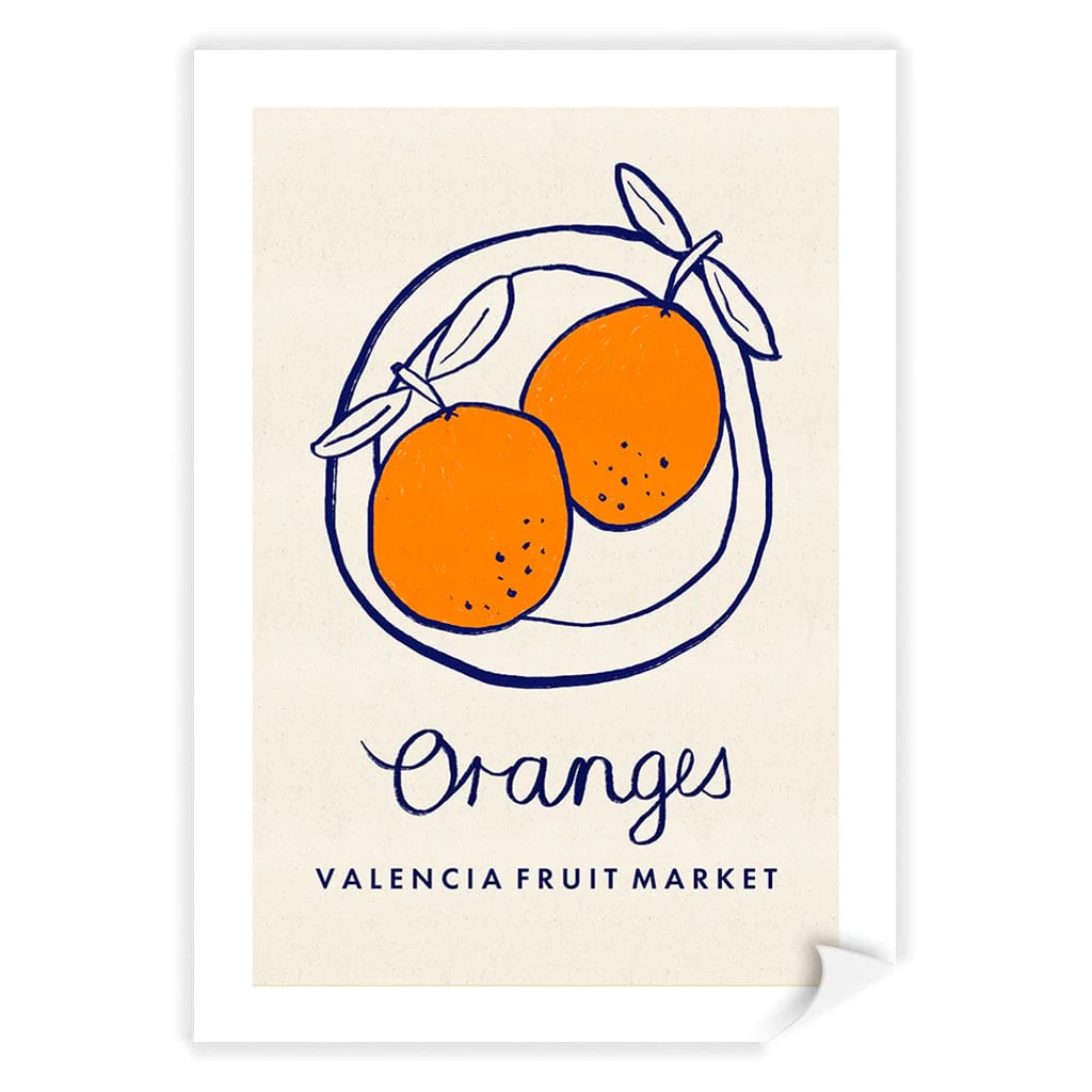 Fruit Market Oranges Modern Wall Art Print - Image 13