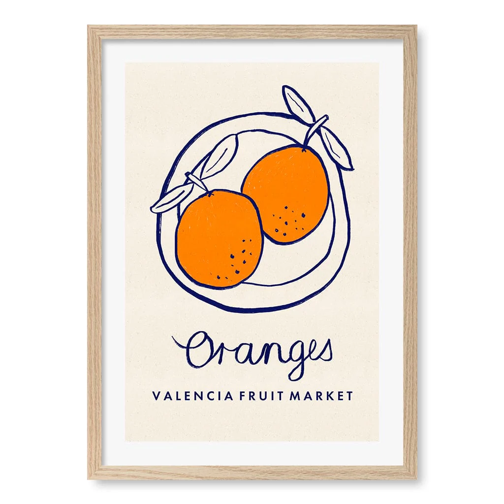 Fruit Market Oranges Modern Wall Art Print - Image 17