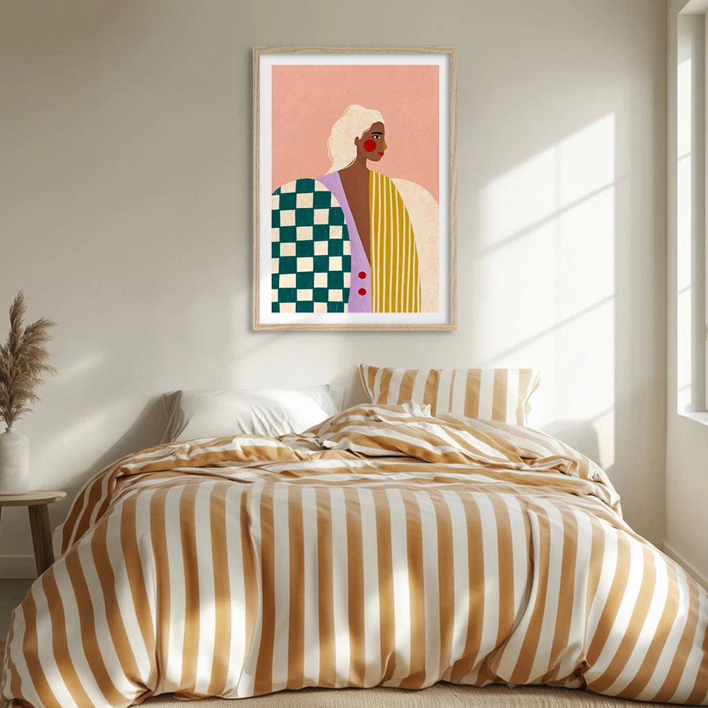Funky Blouse Modern Wall Art Print by Bea Muller - Image 2
