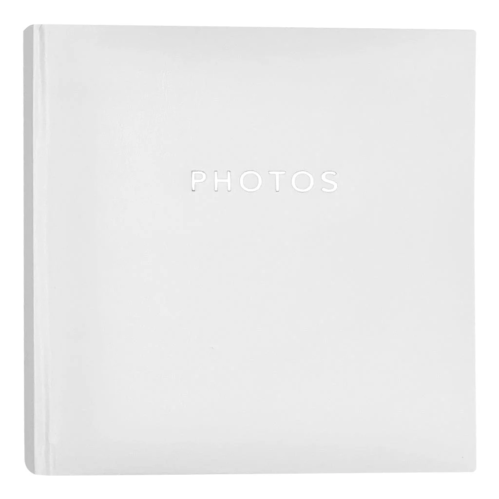 Glamour White Slip-In Photo Album 200 Photos Value Pack (2 Pack Bundle) - Image 4