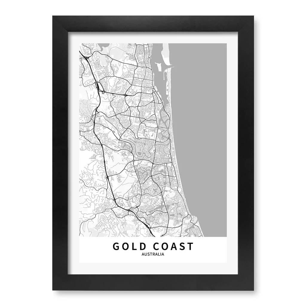 Gold Coast City Map Print - Gold Coast Map Wall Art - Image 14