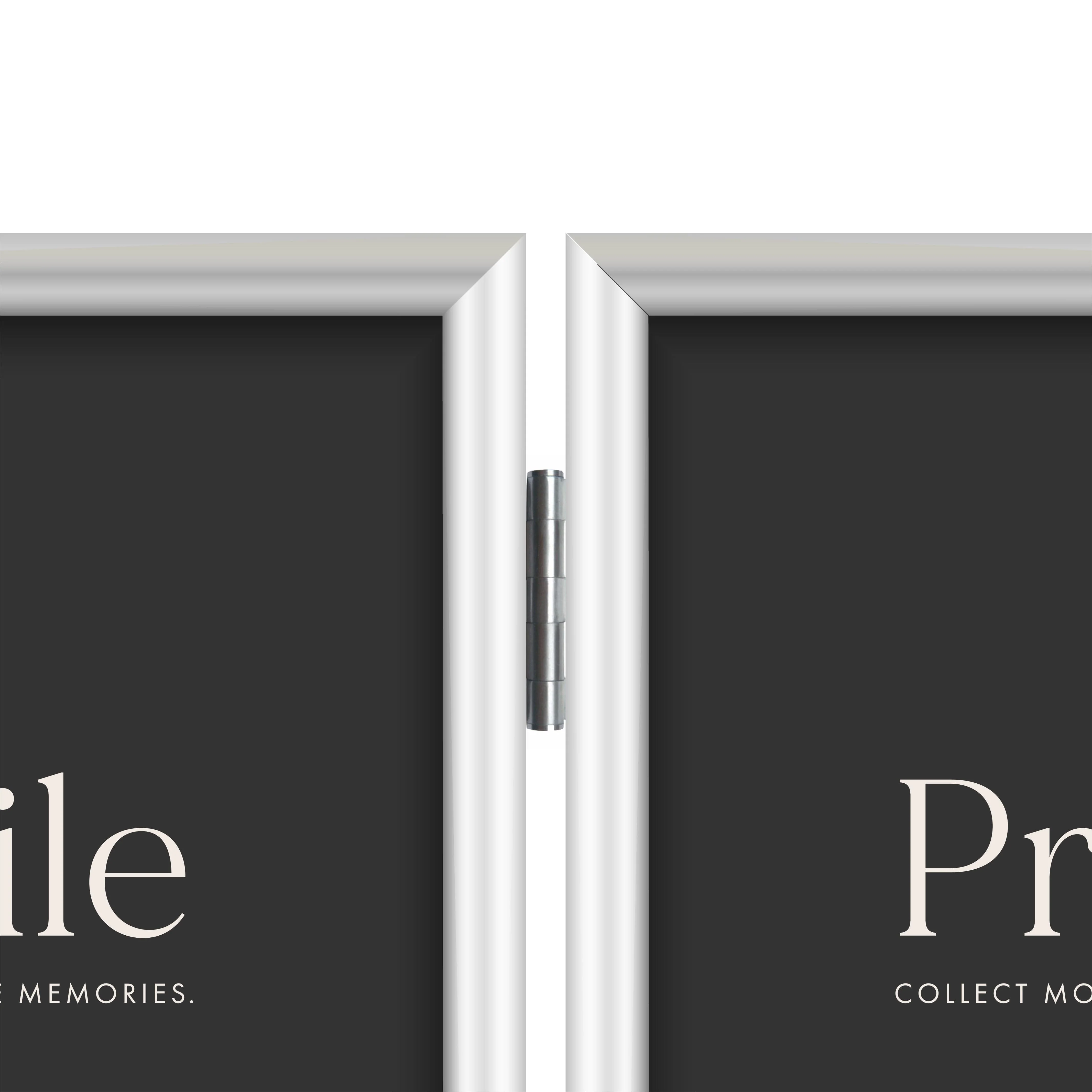 Habitat Silver Hinged Double Metal Photo Frame - Image 5
