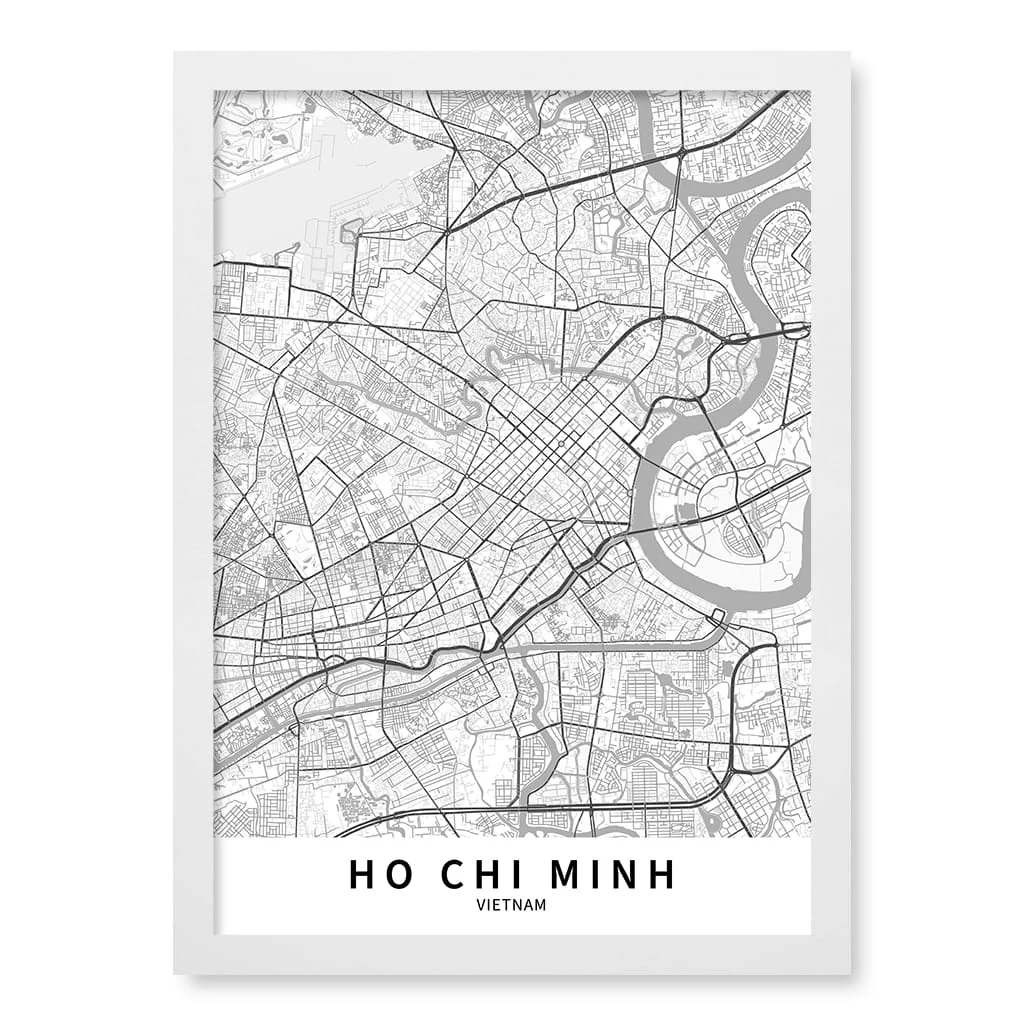 Ho Chi Minh City Map Print - Ho Chi Minh City Map Wall Art - Image 17
