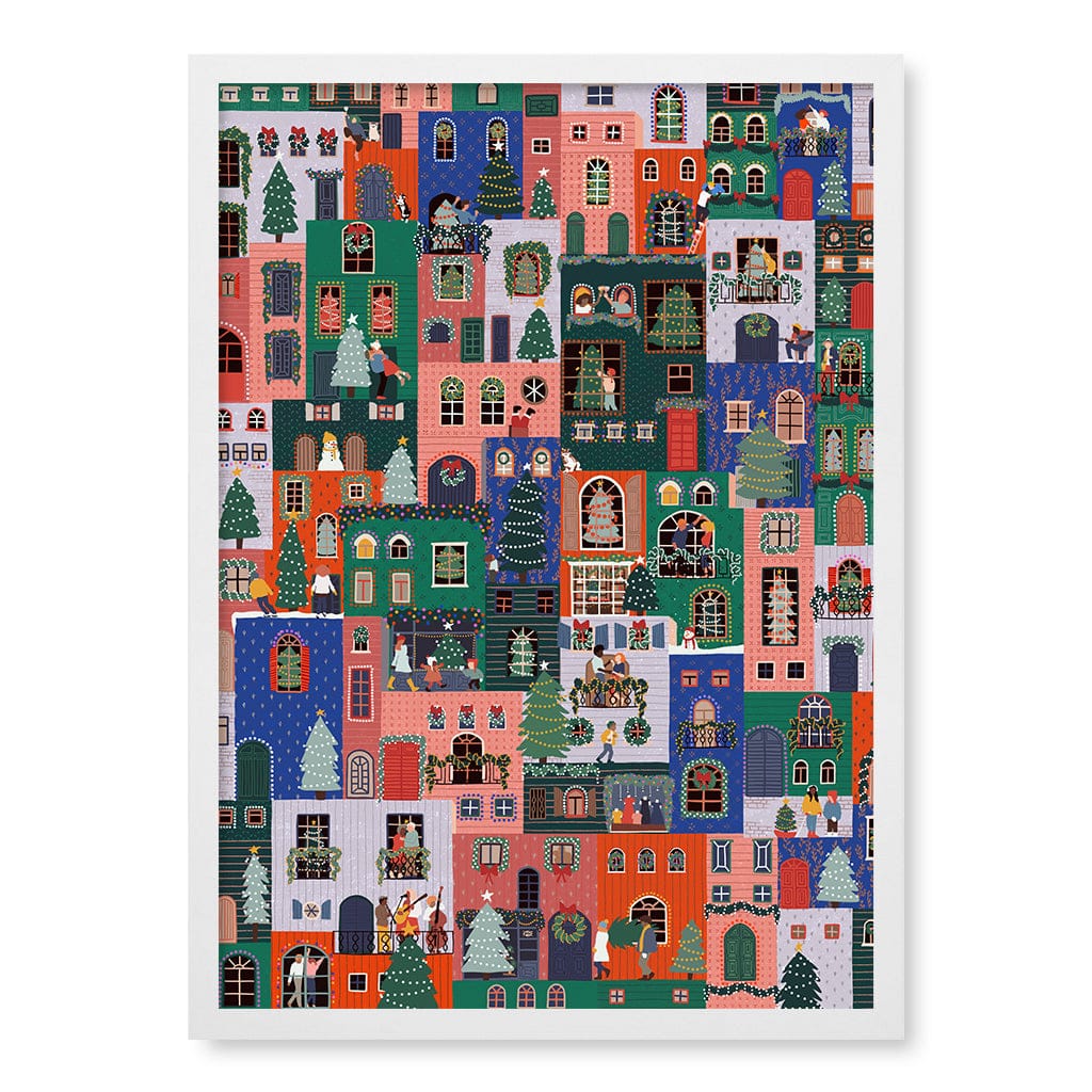 Holiday Houses Modern Wall Art Print by Ceyda Alasar - Image 11