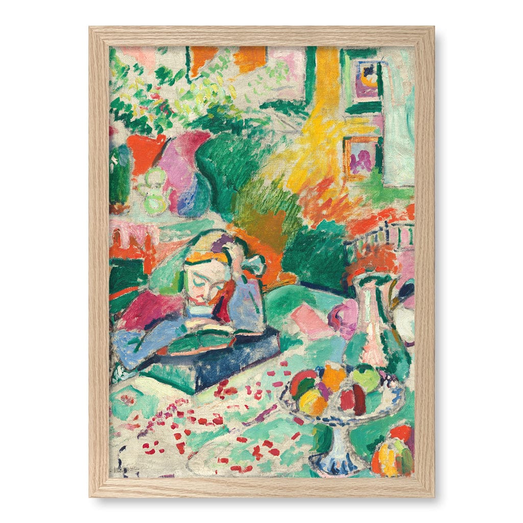 Interior Girl - Henri Matisse Art Print - Image 28