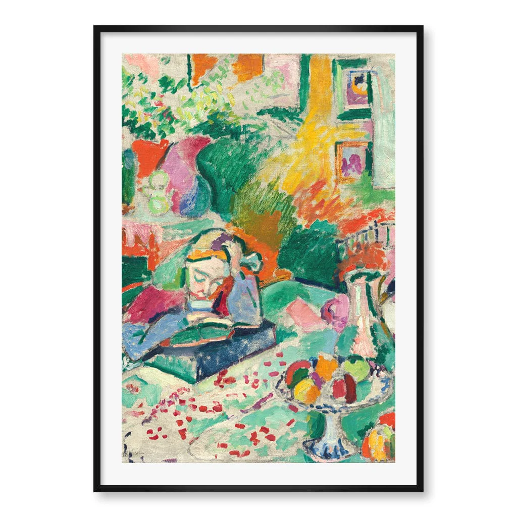 Interior Girl - Henri Matisse Art Print - Image 30