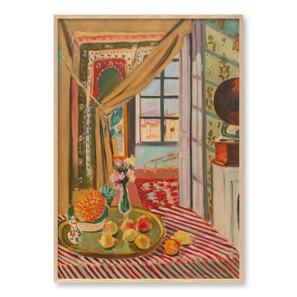 Interior Phonograph - Henri Matisse Art Print - Image 25