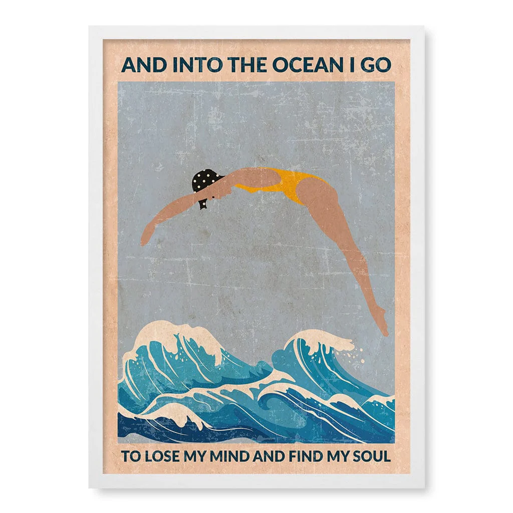 Into The Ocean Wall Art Print by Jon Downer - Image 11