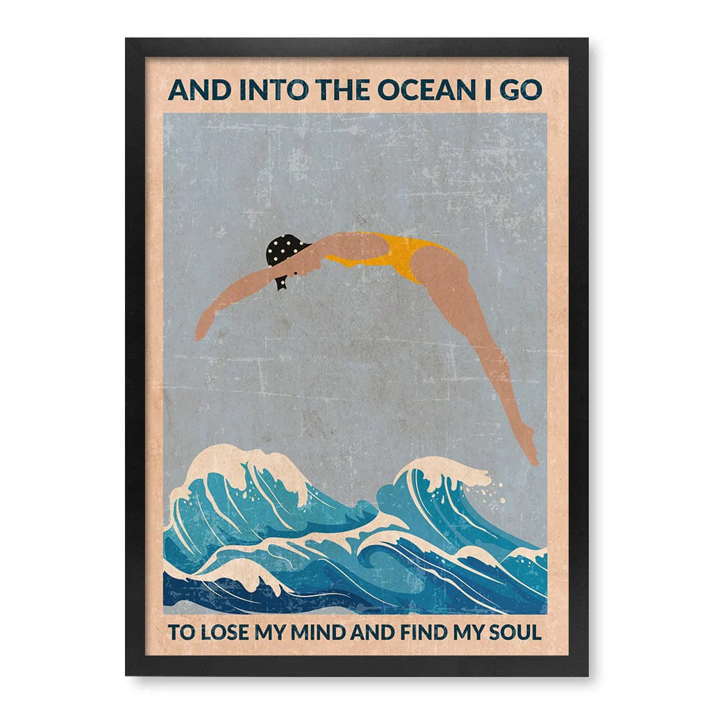 Into The Ocean Wall Art Print by Jon Downer - Image 13