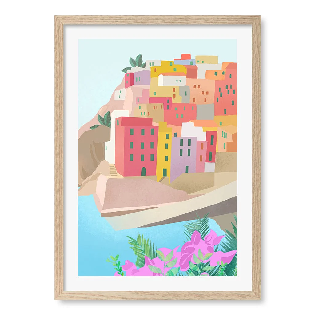 Italy Modern Wall Art Print by Petra Lizde