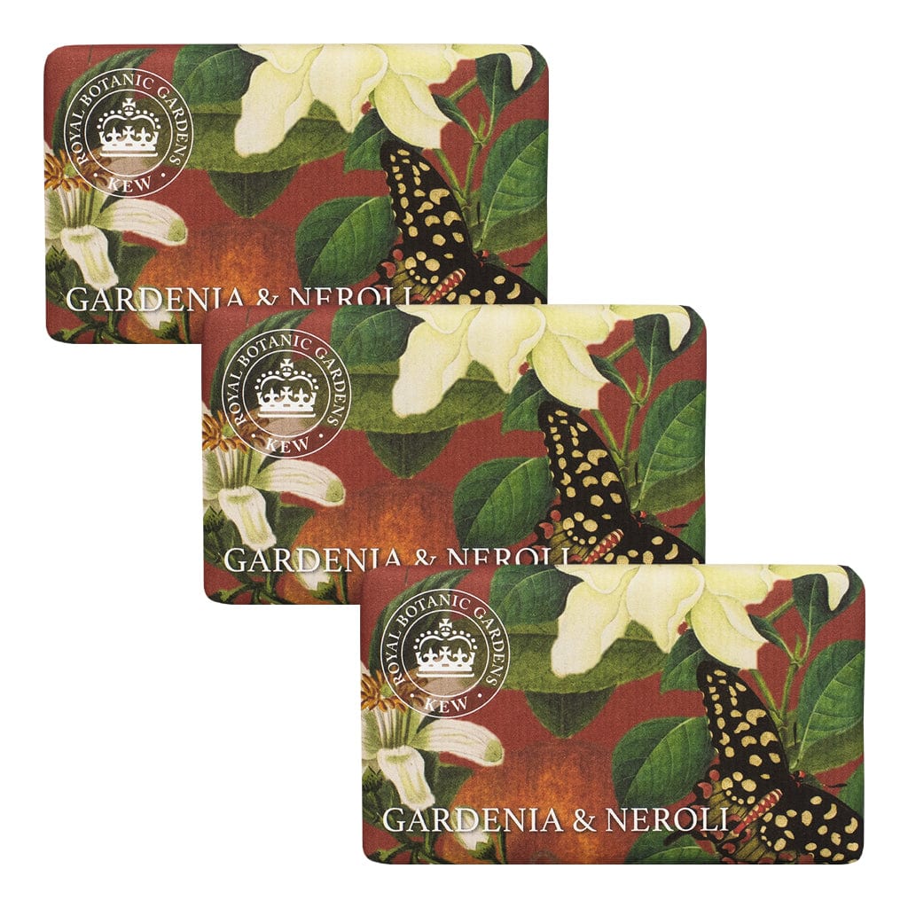 Kew Gardens Gardenia & Neroli Soap Bar Bundle Pack (3 x 240g) – The English Soap Company