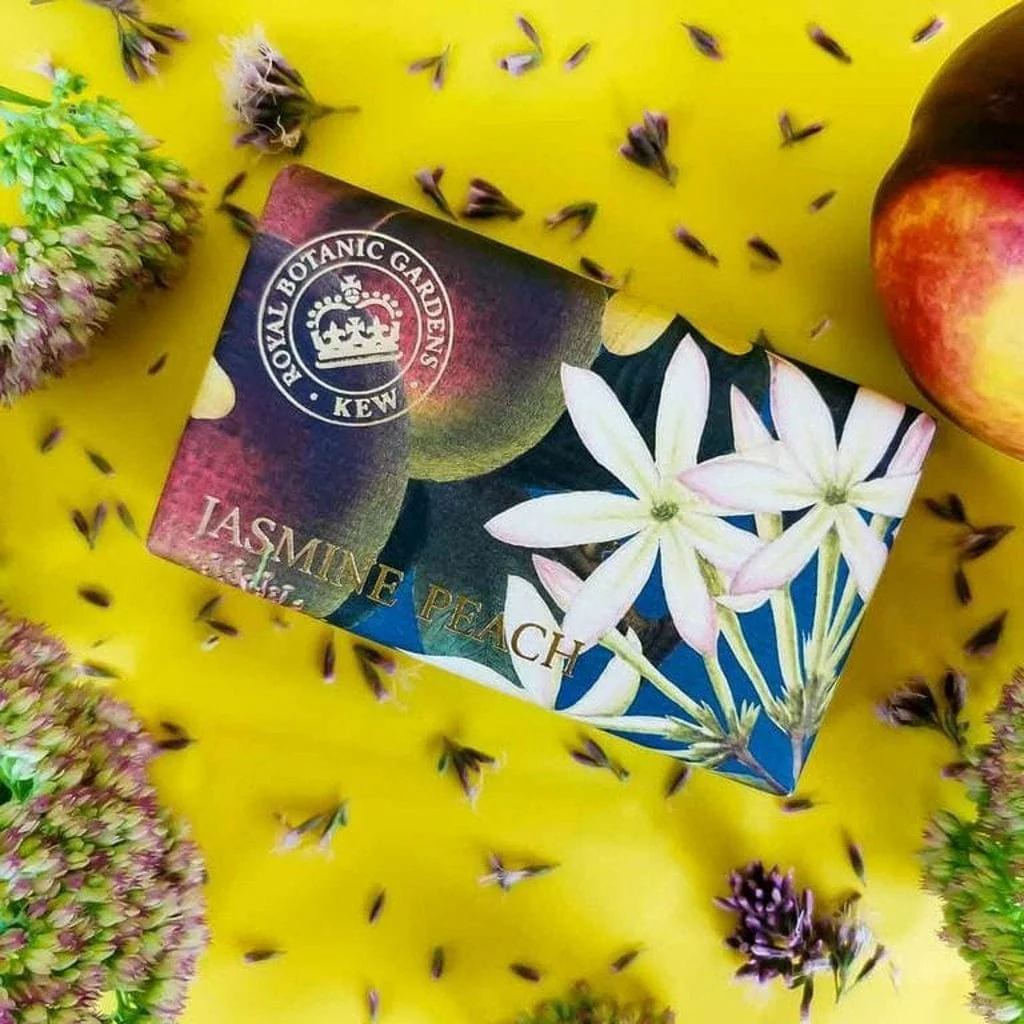 Kew Gardens Jasmine & Peach Soap Bar - Image 2