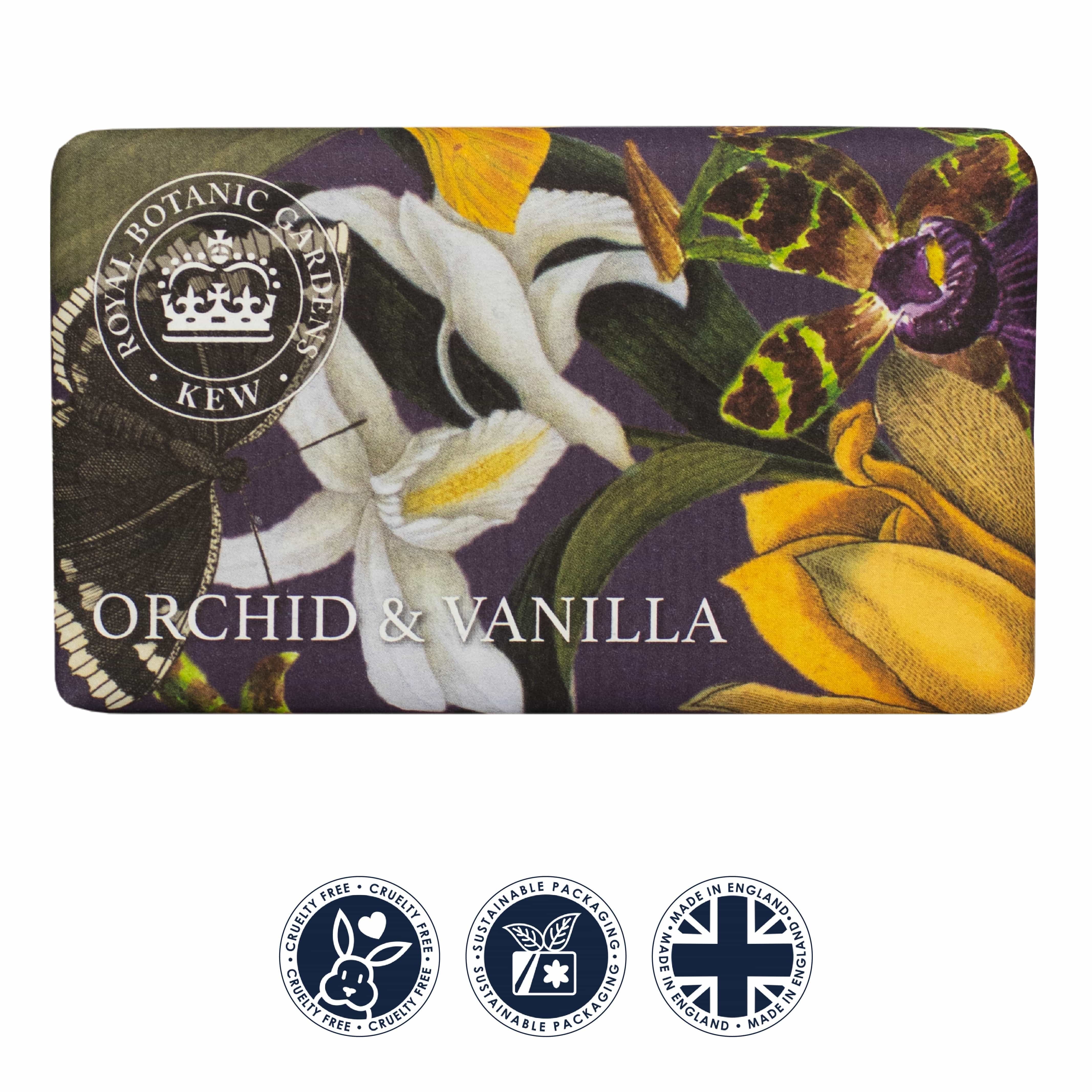 Kew Gardens Orchid & Vanilla Soap Bar