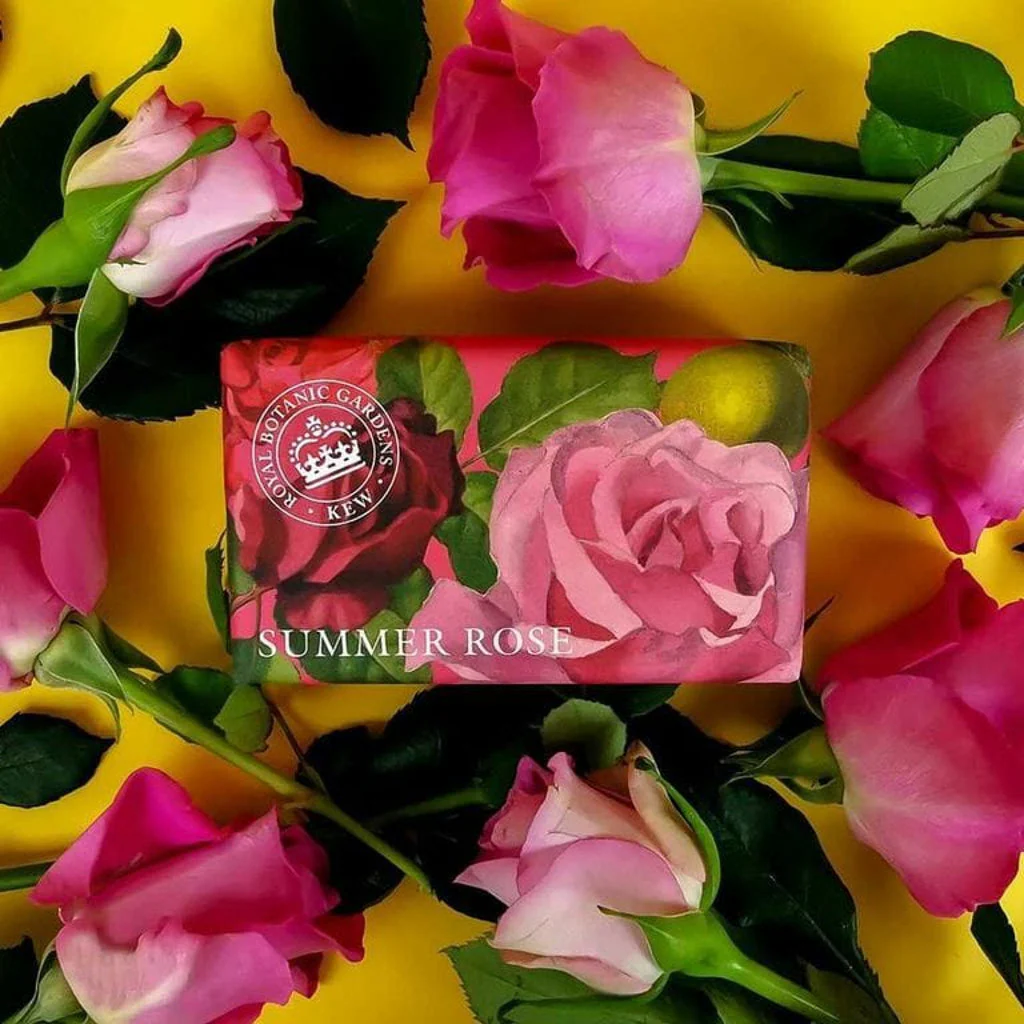 Kew Gardens Summer Rose Soap Bar - Image 2