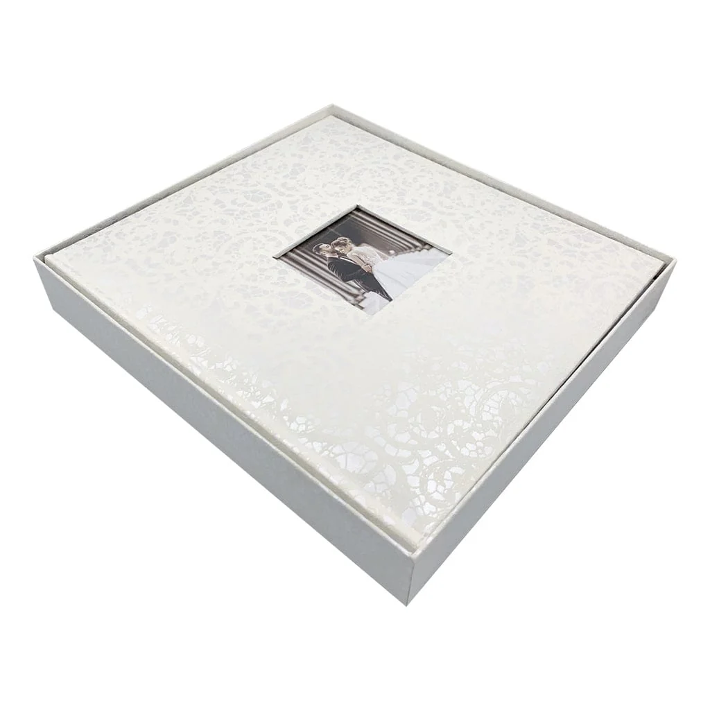 Lace Wedding Dry Mount Photo Album Medium - Image 3