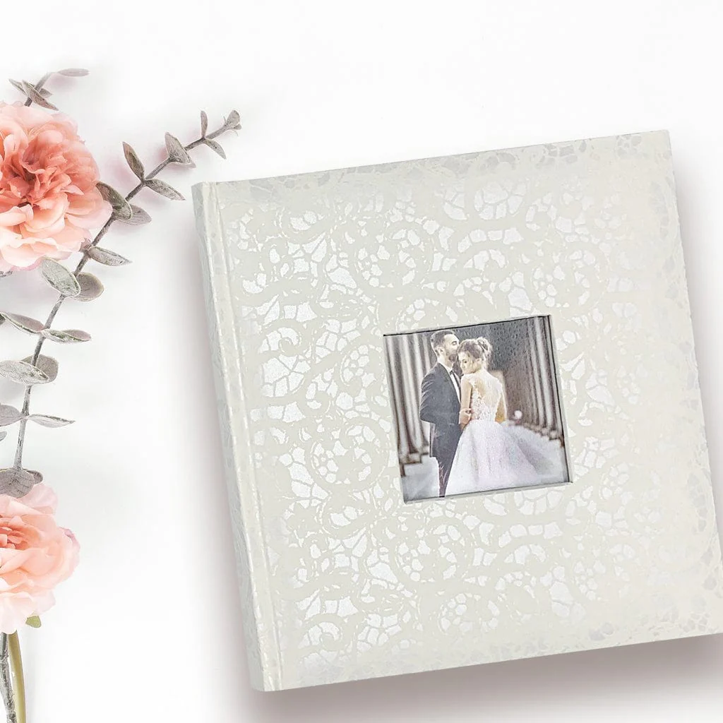 Lace Wedding Slip-In Photo Album 200 Photos - Image 7