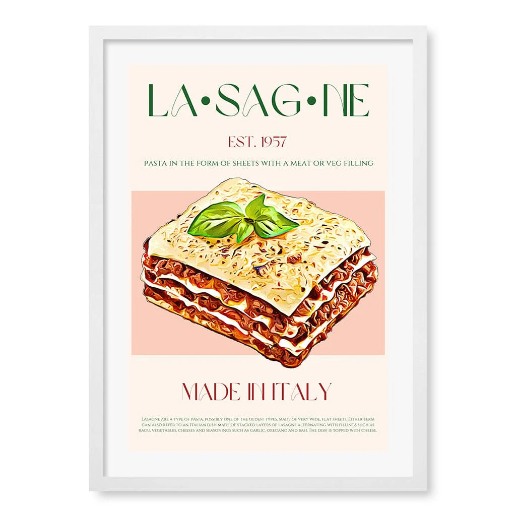 Layers of Lasagna Kitchen Wall Art Print - Image 12