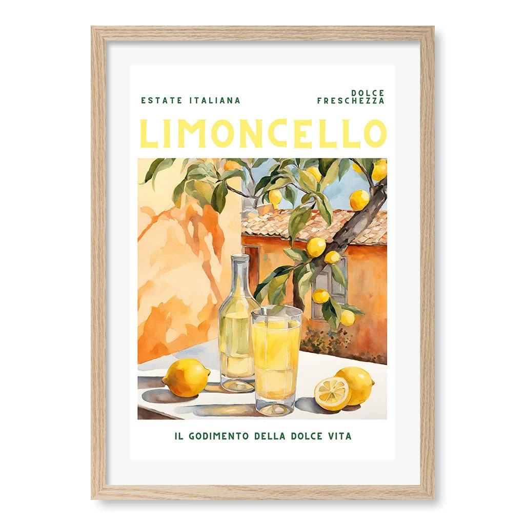 Limoncello Cocktail Wall Art Print - Image 17