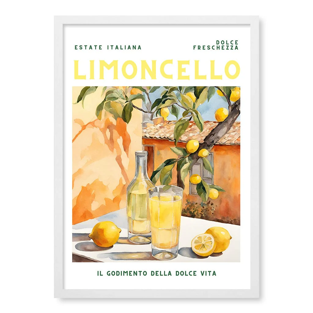 Limoncello Cocktail Wall Art Print - Image 21