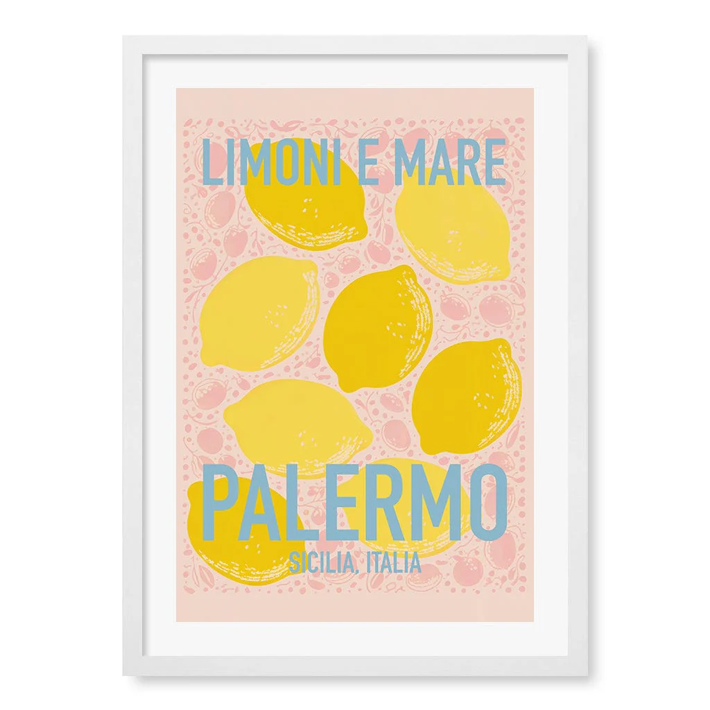 Limoni E Mare Modern Wall Art Print - Image 21