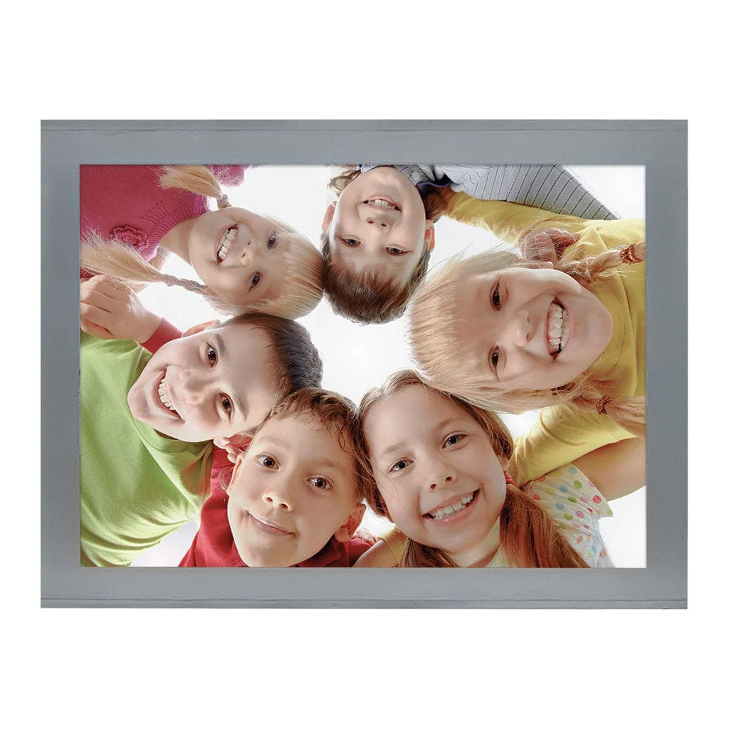 Silver Magnetic Photo Frames – 5x7in Fridge Photo Pockets (Set of 2) - Image 5