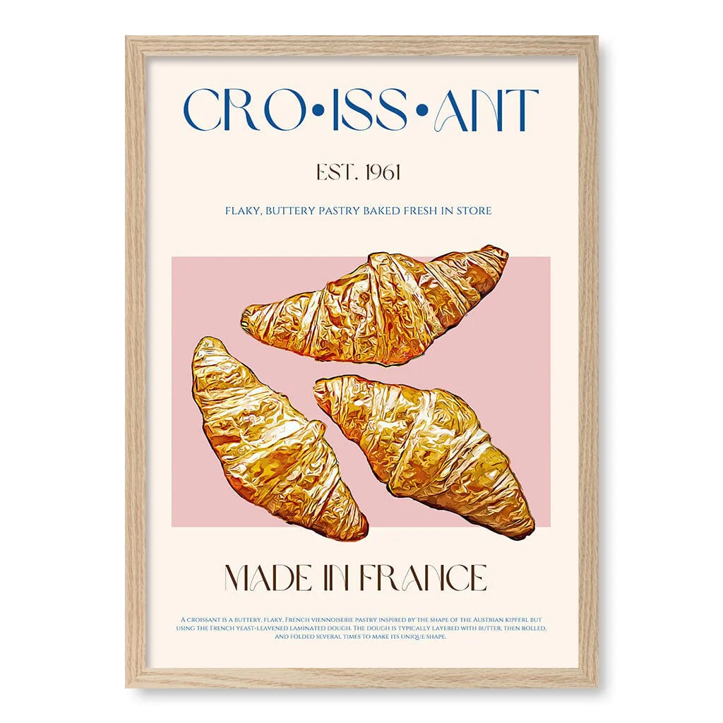 Flaky French Delight Modern Wall Art Print - Image 18