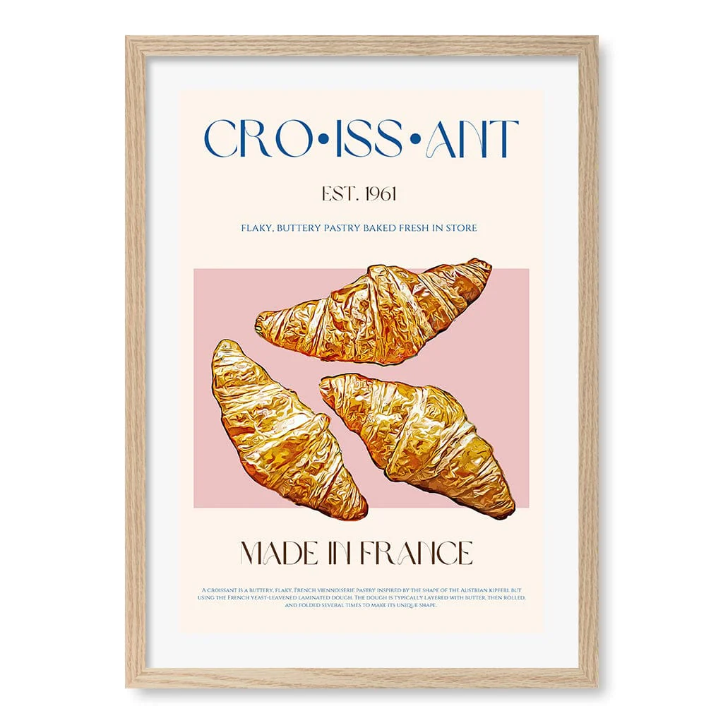Flaky French Delight Modern Wall Art Print - Image 20