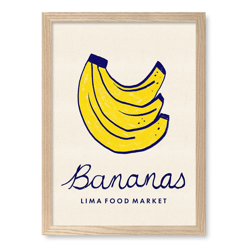 Food Market Bananas Modern Wall Art Print - Image 10