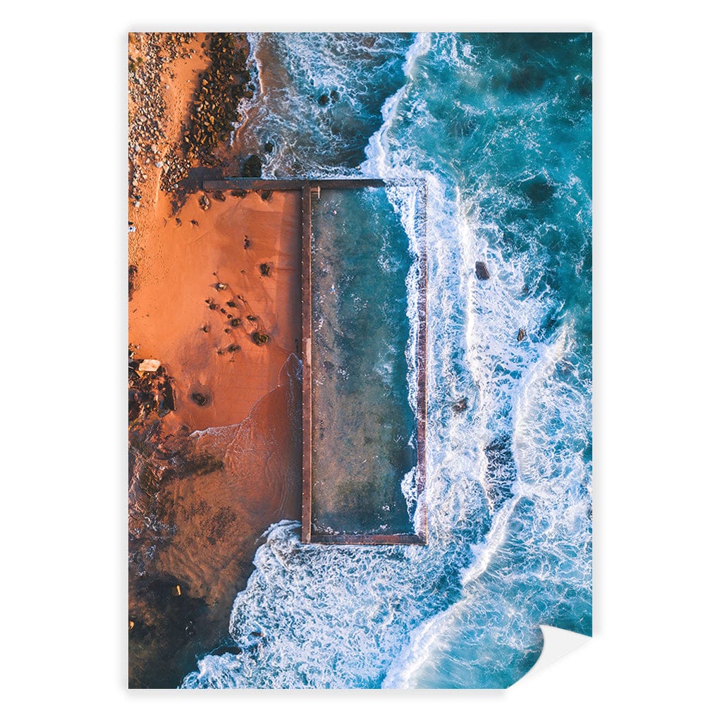 Newport Ocean Pool Wall Art Print - Image 10