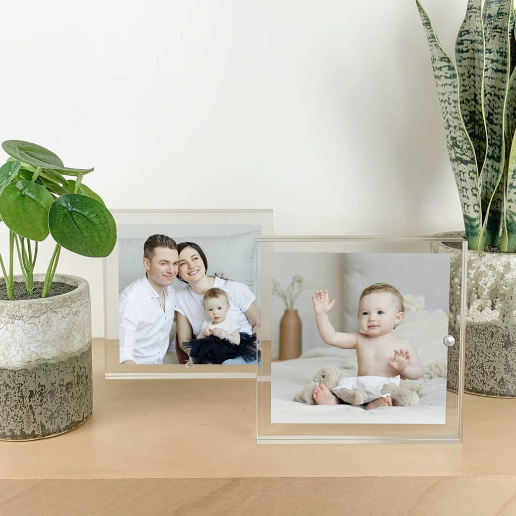 Newtown Acrylic Photo Block Set 5x5in - Pack of 3 - Image 2