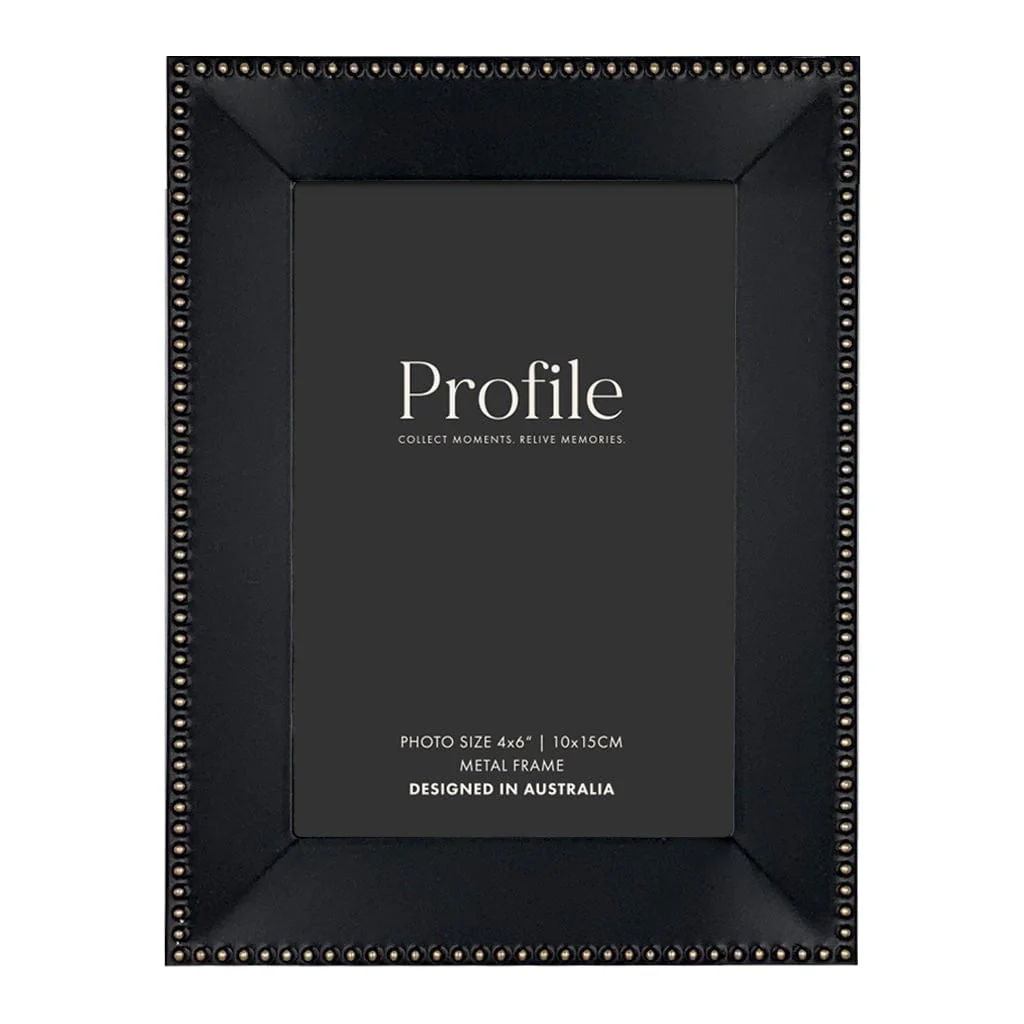Noble Black Rose Gold Metal Photo Frame - Image 5