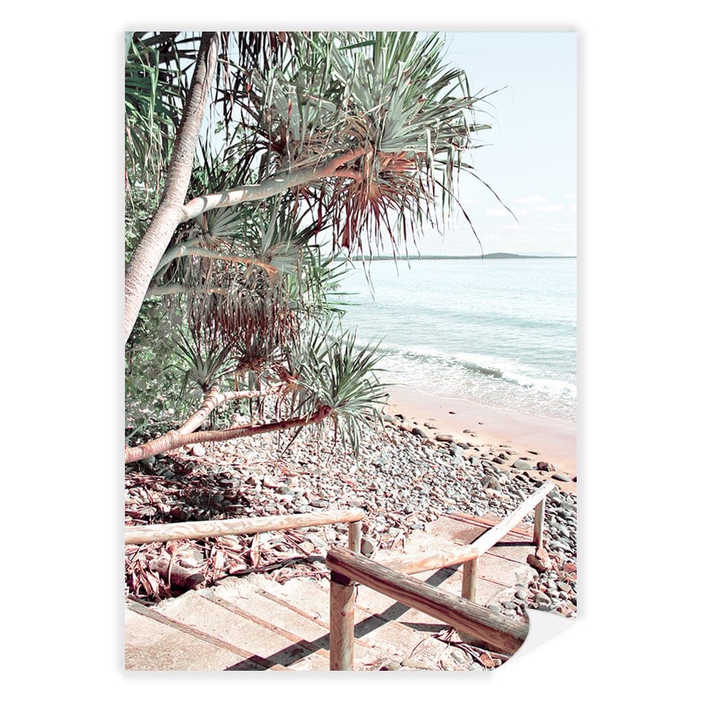 Noosaville Beach Stairs Wall Art Print - Image 10