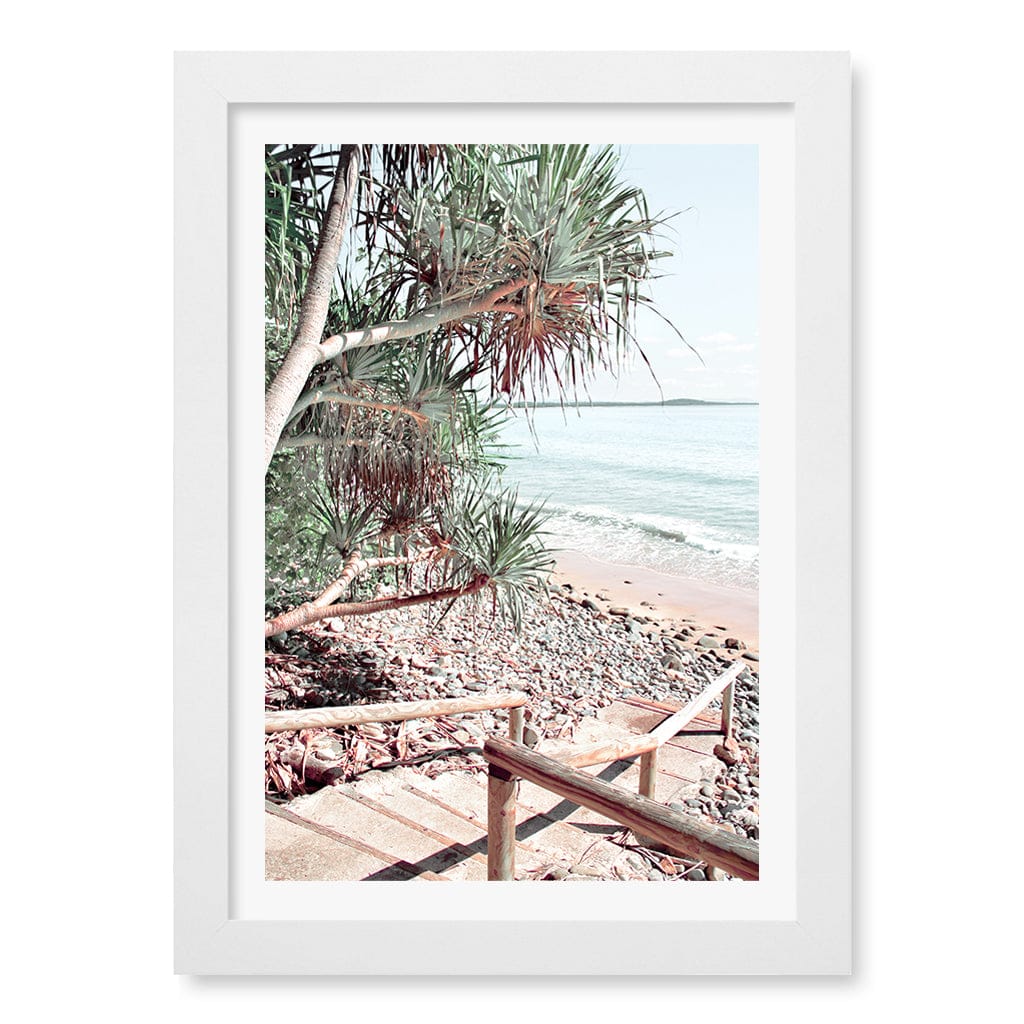 Noosaville Beach Stairs Wall Art Print - Image 15