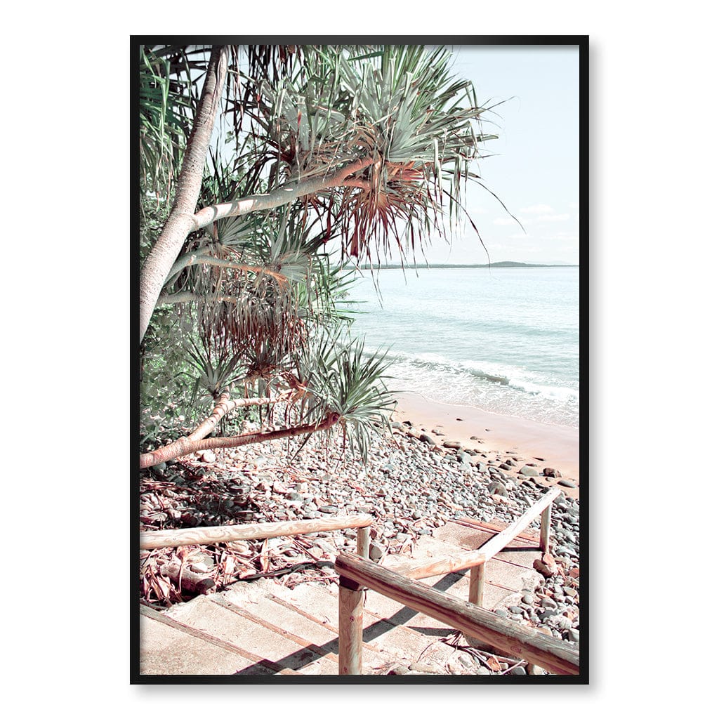 Noosaville Beach Stairs Wall Art Print - Image 35