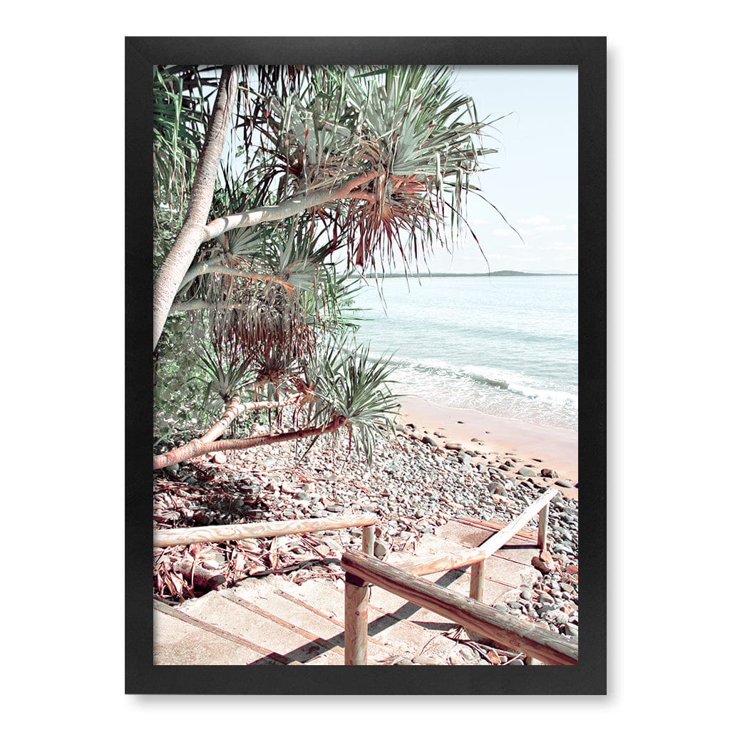 Noosaville Beach Stairs Wall Art Print - Image 38