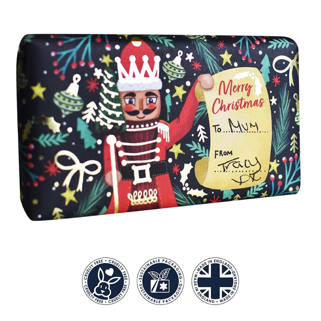 Nutcracker Christmas Soap Bar
