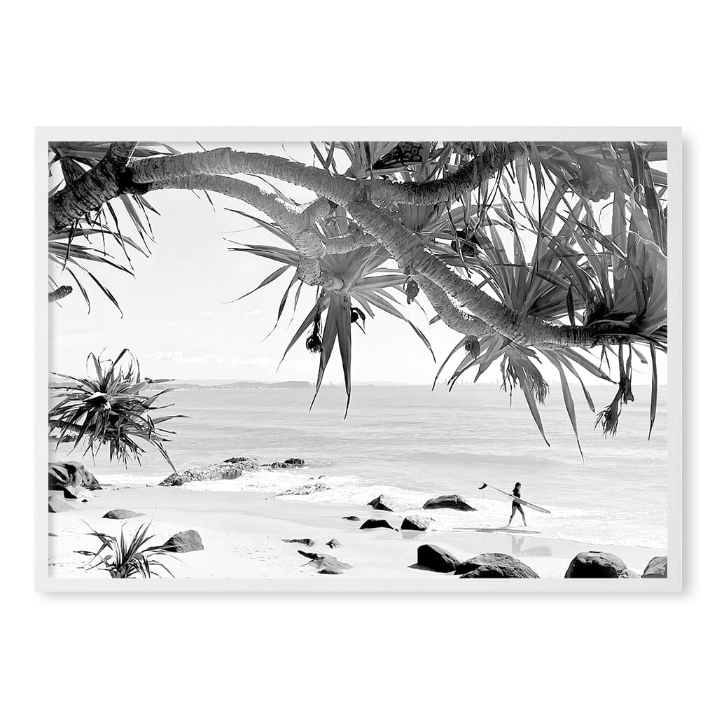 Ocean View B&W Wall Art Print - Image 15