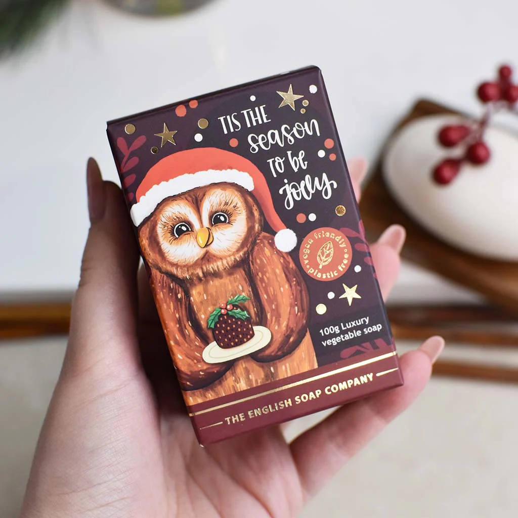 Owl Mini Christmas Soap Bar - Image 2