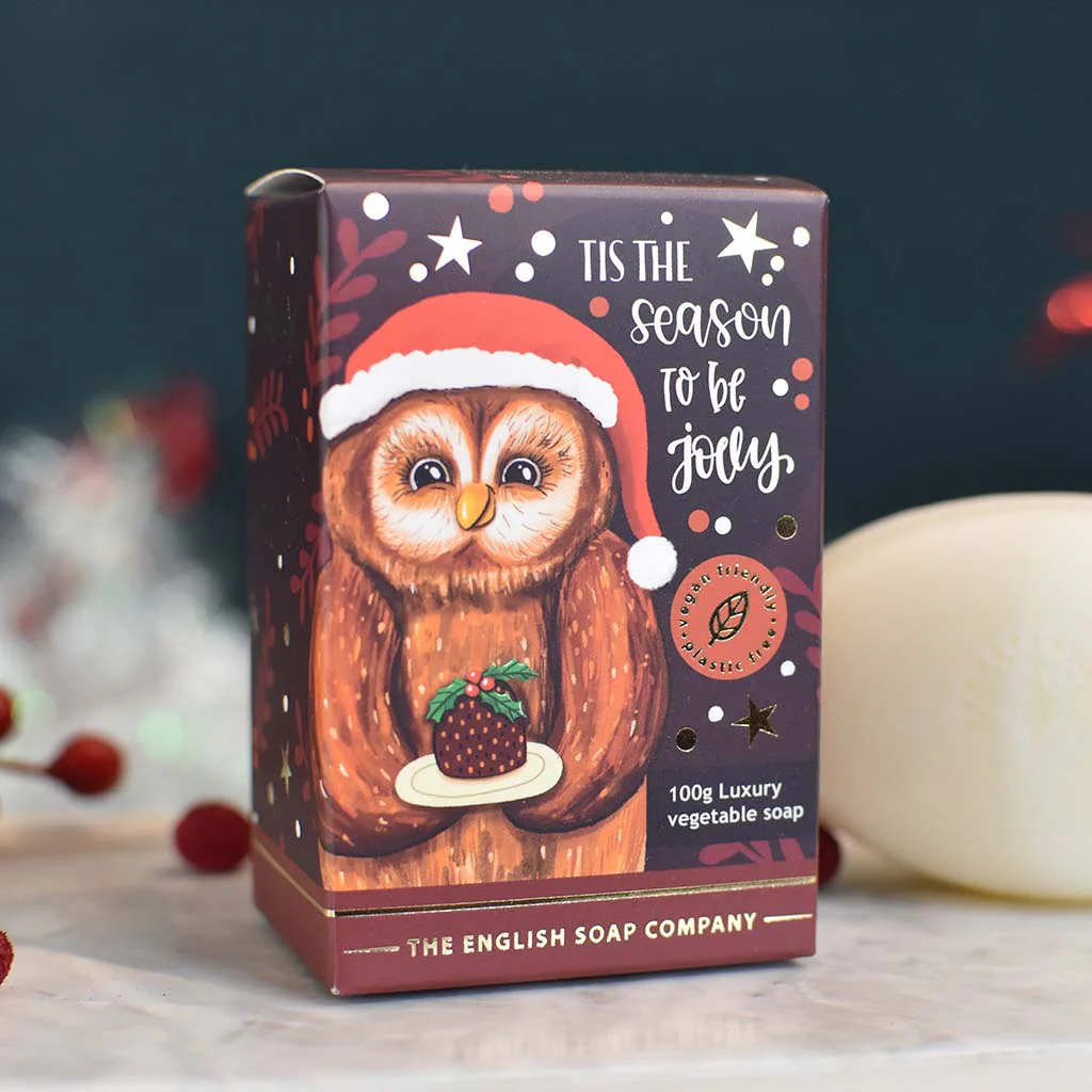 Owl Mini Christmas Soap Bar - Image 3