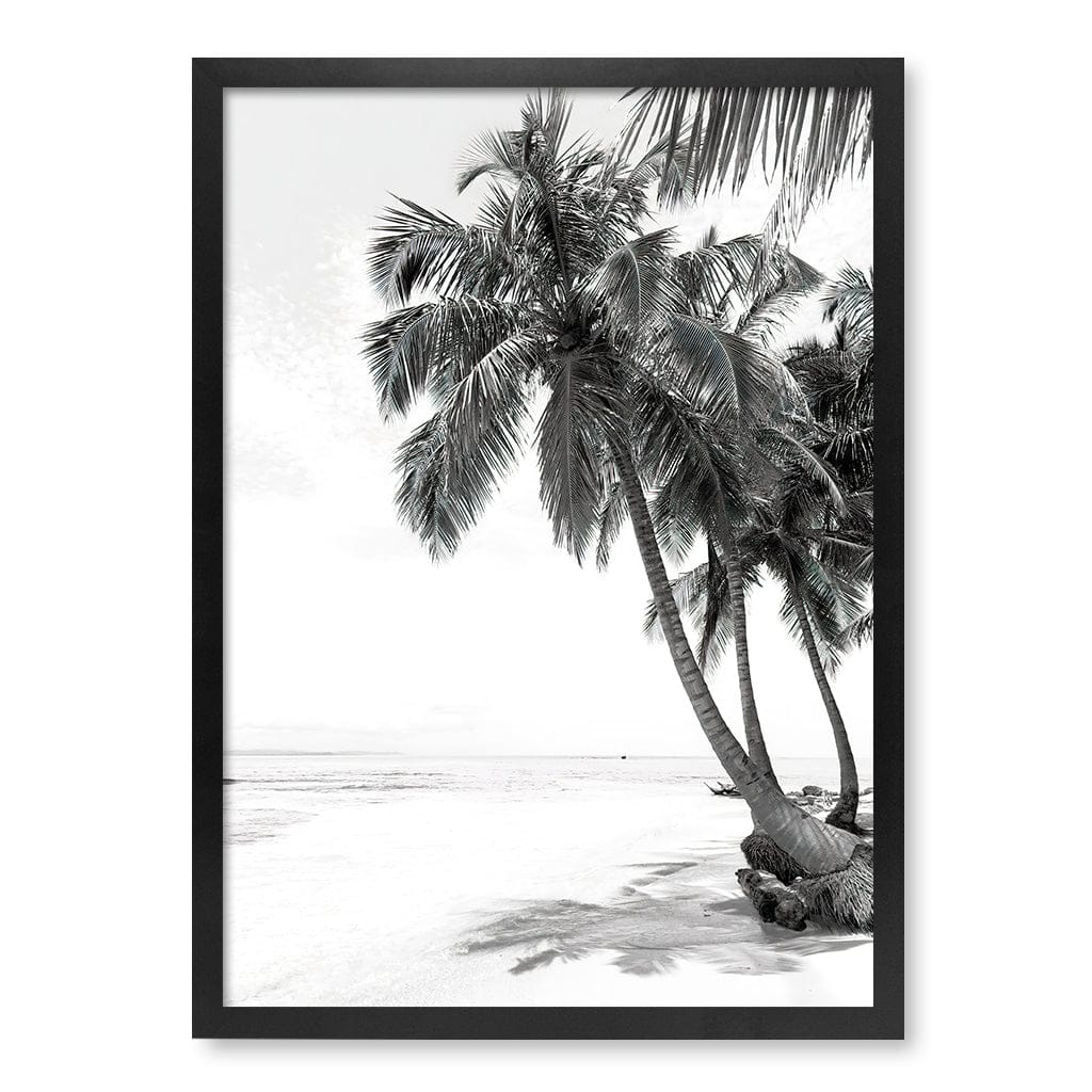 Palm Island Dreams B&W Wall Art Print - Image 29