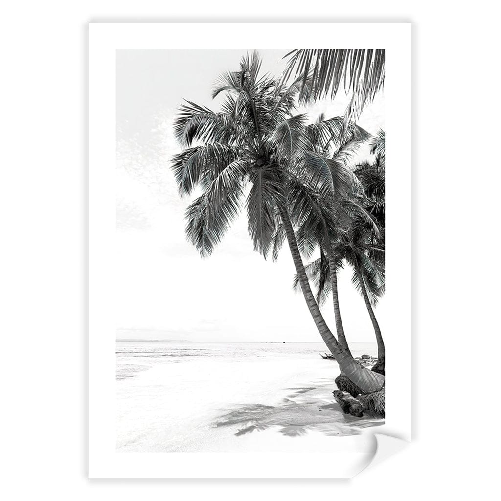 Palm Island Dreams B&W Wall Art Print - Image 9