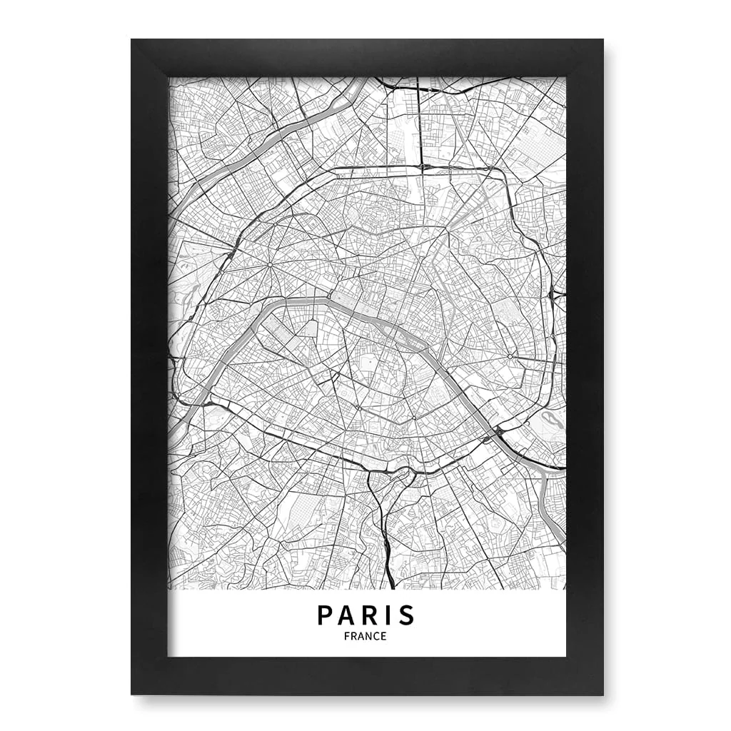 Paris City Map Print - Paris Map Wall Art - Image 15