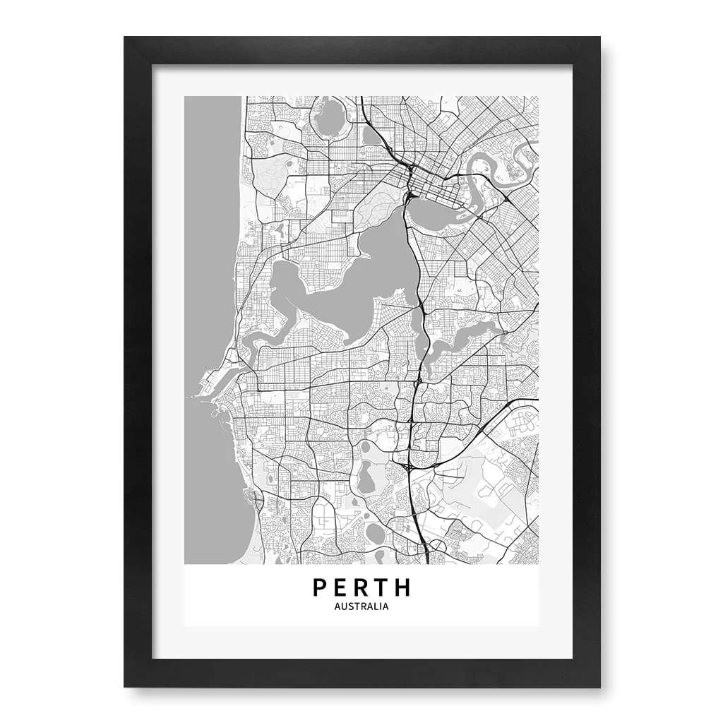 Perth City Map Print - Perth Map Wall Art - Image 14