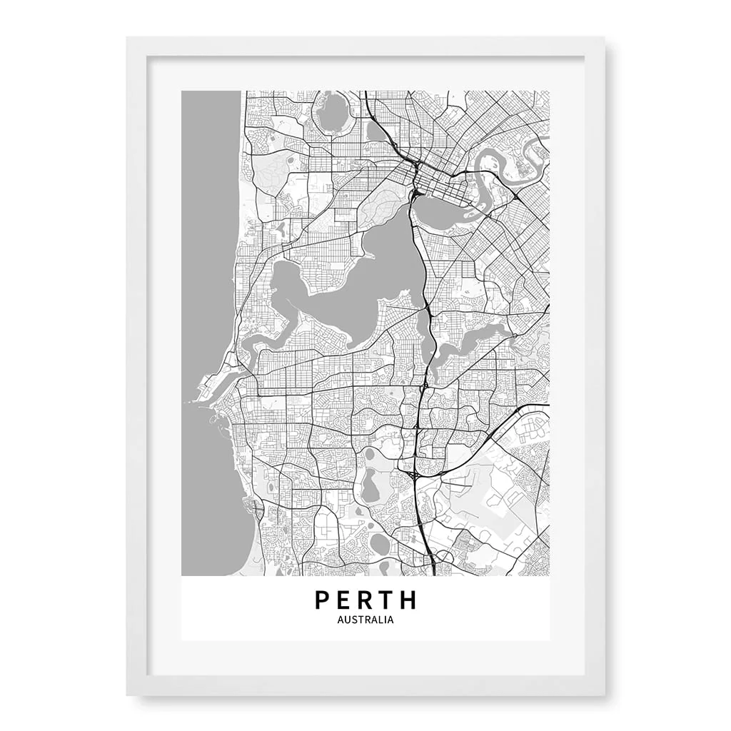 Perth City Map Print - Perth Map Wall Art - Image 16