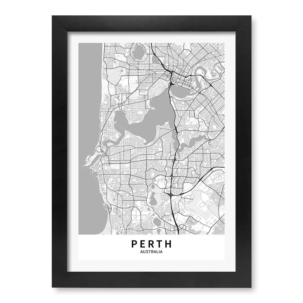 Perth City Map Print - Perth Map Wall Art - Image 9