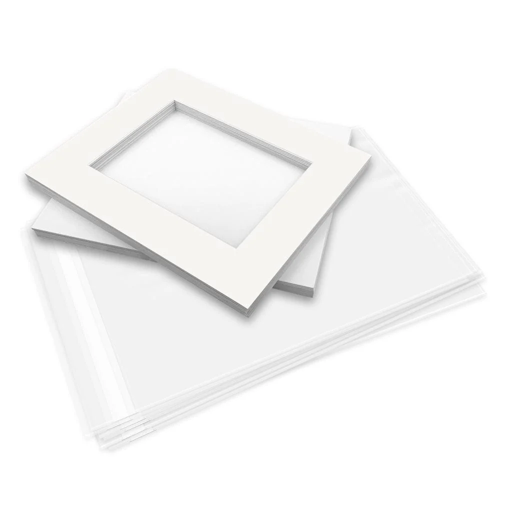 Photo Mat Board Kits - Ice White (10 pack) - Image 3